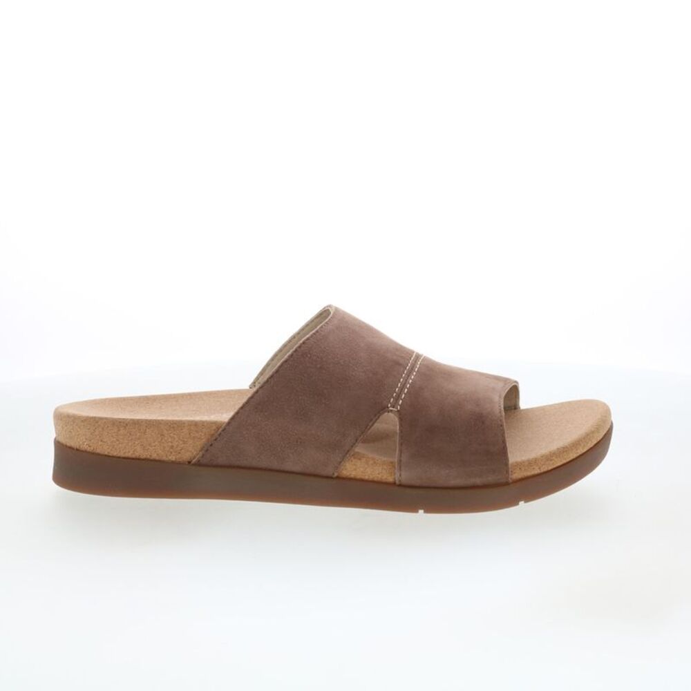 Spenco Womens Sunrise Slide Bison Brown Shoes (NWT)